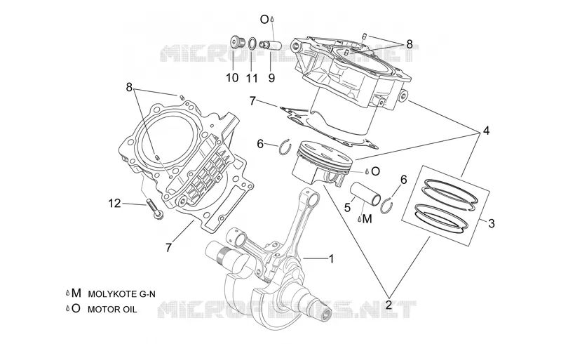 Arbre moteur II Aprilia APRILIA-MOTORCYCLES 1000 RSV 1999  RSV 1000