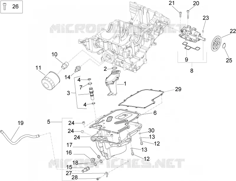 Lubrification Aprilia APRILIA-MOTORCYCLES 1000 RSV4 2015  RSV4 1000 RR