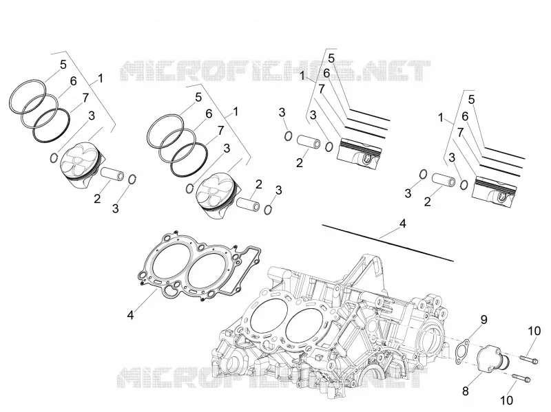 Circuit electrique arrière Aprilia APRILIA-MOTORCYCLES 1000 RSV4 2016  RSV4 1000 RR