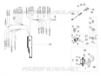 Circuit electrique AV Dispositifs électriques 1000 aprilia-moto RSV4 2017 22