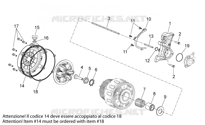 Embrague I Aprilia APRILIA-MOTORCYCLES 750 SHIVER 2009  Shiver GT