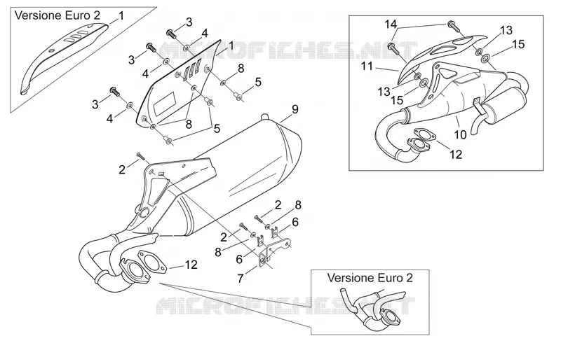 Groupe echappement catalytique Aprilia APRILIA-SCOOTER 50 SONIC 2005  Sonic H2O