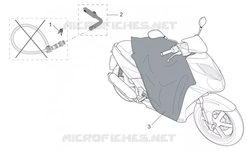 Acc. - Varié Aprilia APRILIA-SCOOTER 200 SPORT-CITY 2006  Sport City E3