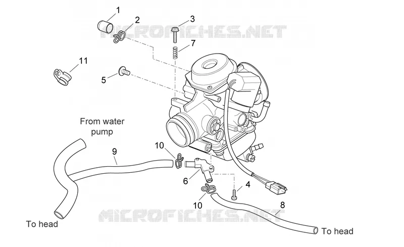 Carburateur III Aprilia APRILIA-SCOOTER 200 SPORT-CITY 2007  Sport City E3