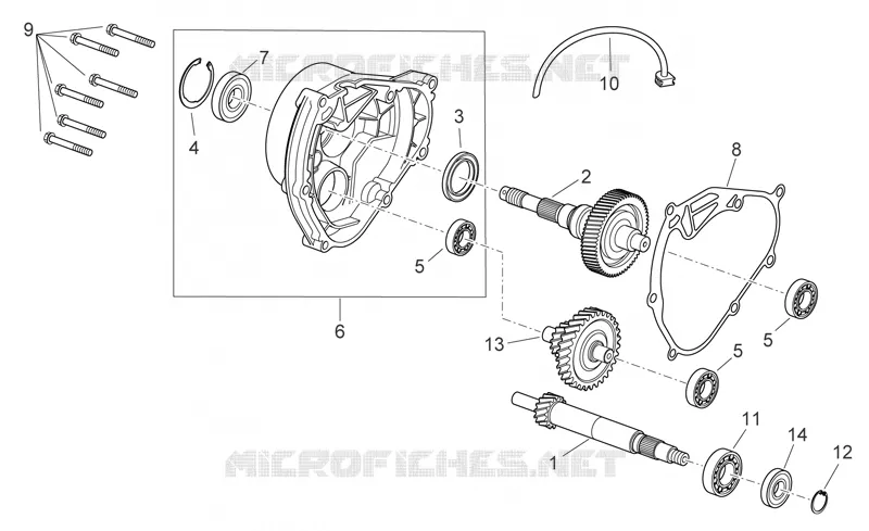 Transmission Aprilia APRILIA-SCOOTER 125 SPORT-CITY 2006  Sport City E3