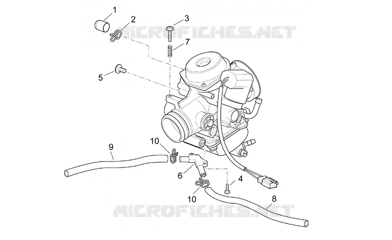 Carburateur III Aprilia APRILIA-SCOOTER 200 SPORT-CITY 2006  Sport City E2