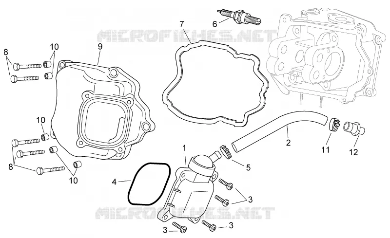 Soupape reniflard huile Aprilia APRILIA-SCOOTER 200 SPORT-CITY 2010  Sport City Cube carb E3