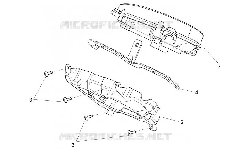Tableau de bord Aprilia APRILIA-SCOOTER 125 SPORT-CITY 2009  Sport City Cube carb E3