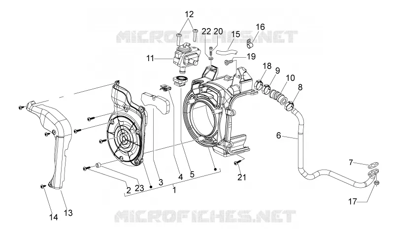 Air secondaire Aprilia APRILIA-SCOOTER 125 SPORT-CITY 2008  Sport City ONE 4T E3