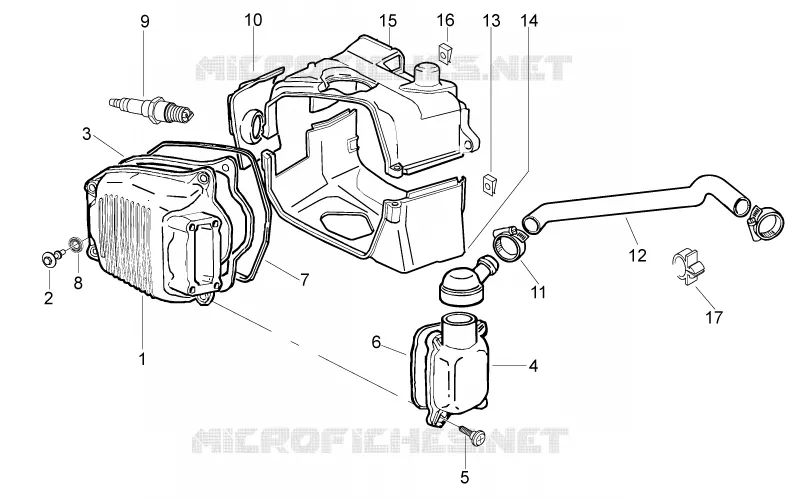 Couvre-culasse Aprilia APRILIA-SCOOTER 125 SPORT-CITY 2009  Sport City ONE 4T E3