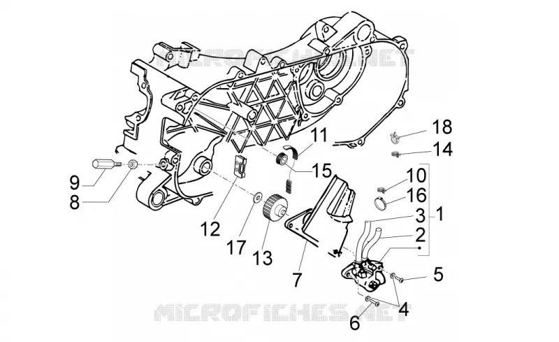 Pompe huile Aprilia APRILIA-SCOOTER 50 SPORT-CITY 2011  Sport City ONE 2T 2V E3