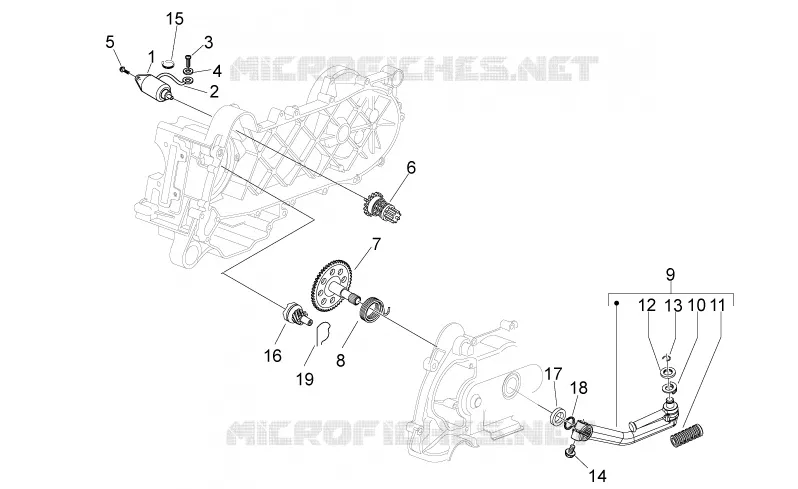 Démarreur Aprilia APRILIA-SCOOTER 50 SPORT-CITY 2008  Sport City ONE 4T 2V E2