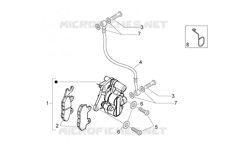 Pince AV I Aprilia APRILIA-SCOOTER 50 SPORT-CITY 2010  Sport City ONE 4T 2V E2
