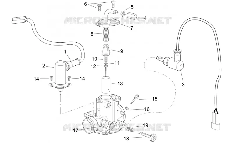 Carburateur Mikuni II Aprilia APRILIA-SCOOTER 125 SR 2000  SR