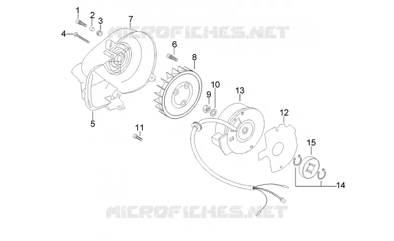 Volant Aprilia APRILIA-SCOOTER 50 SR 1995  SR AIR (Horizontal cylinder)