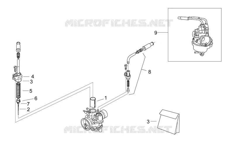 Carburateur I Aprilia APRILIA-SCOOTER 50 SR 2000  SR AIR