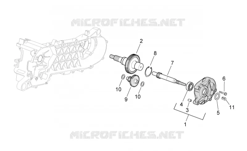 Reduction finale Aprilia APRILIA-SCOOTER 50 SR 2014  SR carb.