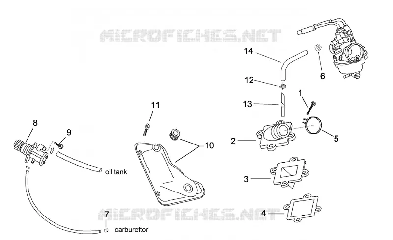 Alimentation - Pompe Huil Aprilia APRILIA-SCOOTER 50 SR 1999  SR H2O