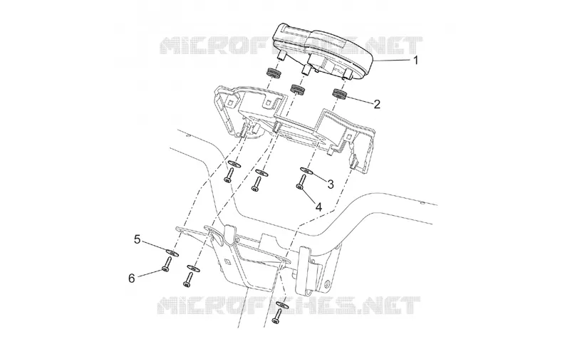 Tableau de bord Aprilia APRILIA-SCOOTER 50 SR 2006  SR H2O NEW (Di-Tech)