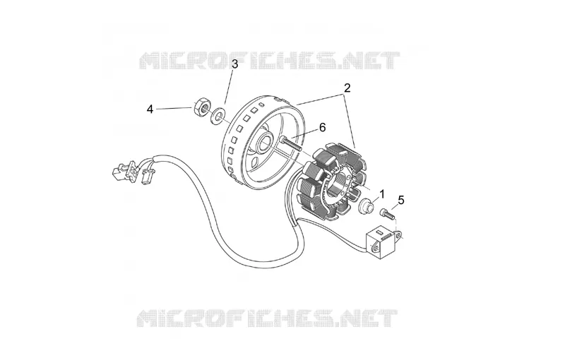 Volant Aprilia APRILIA-SCOOTER 50 SR 2007  SR H2O NEW (Di-Tech)