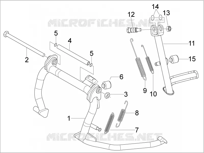 Béquille/s Aprilia APRILIA-SCOOTER 125 SR 2012  SR MAX