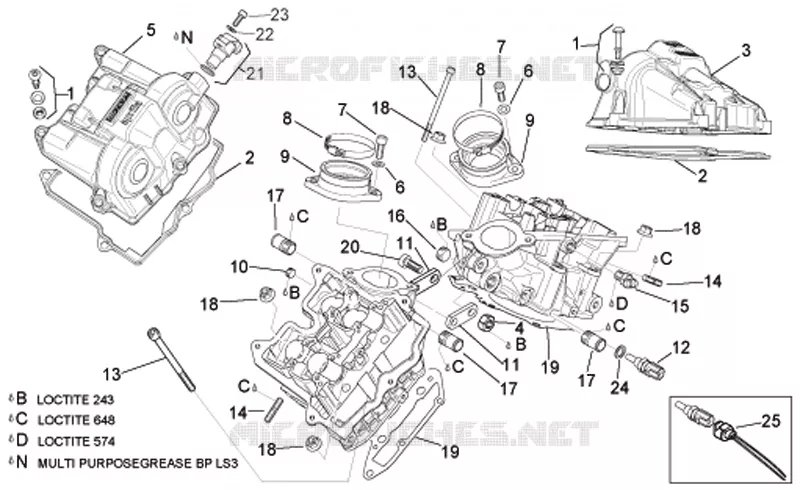 Couvercle soupapes Aprilia APRILIA-MOTORCYCLES 1000 TUONO 2009  RSV 1000 Tuono