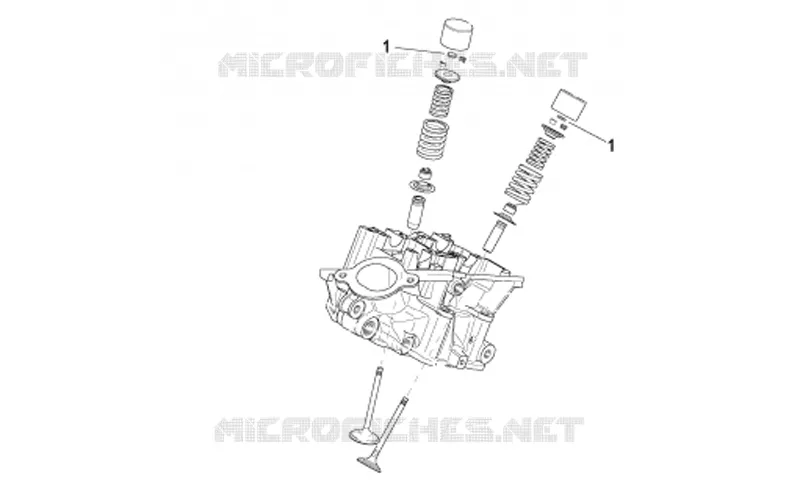 Plaquettes soupapes Aprilia APRILIA-MOTORCYCLES 1000 TUONO 2008  RSV 1000 Tuono