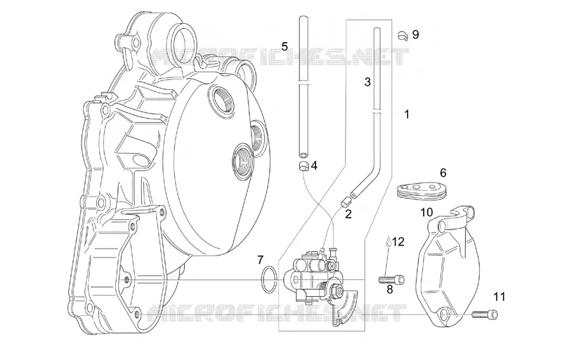 Pompe huile Aprilia APRILIA-MOTORCYCLES 125 TUONO 2004  RS 125 Tuono