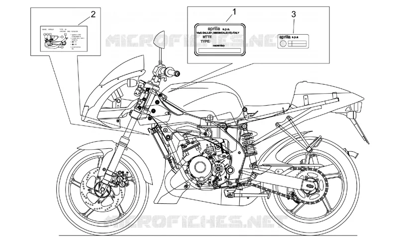Plaquettes Aprilia APRILIA-MOTORCYCLES 50 TUONO 2003  RS 50 Tuono