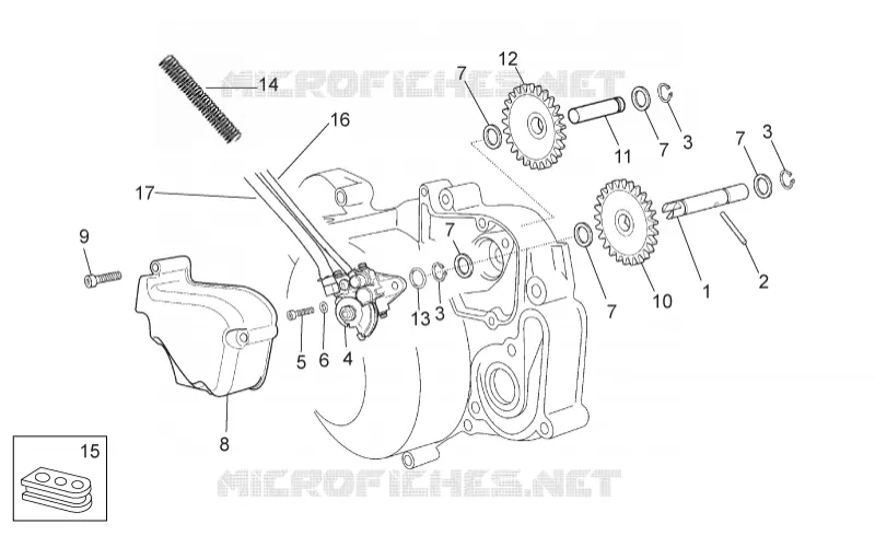 Pompe huile Aprilia APRILIA-MOTORCYCLES 50 RX 2014  RX