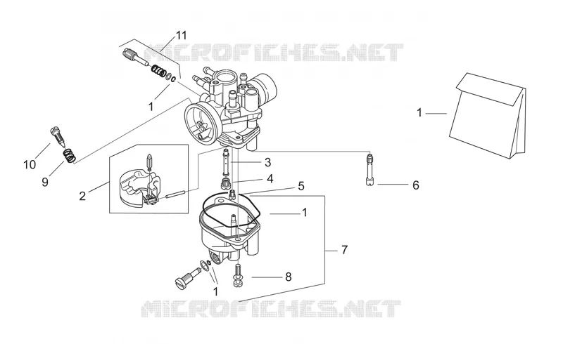 Carburateur IV Aprilia APRILIA-MOTORCYCLES 50 RX 1996  RX