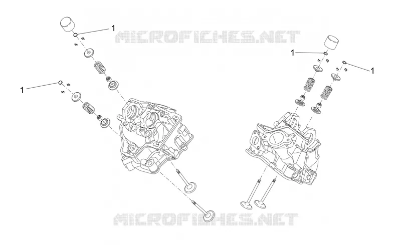 Plaquettes soupapes Aprilia APRILIA-MOTORCYCLES 450 RXV-SXV 2008  RXV-SXV
