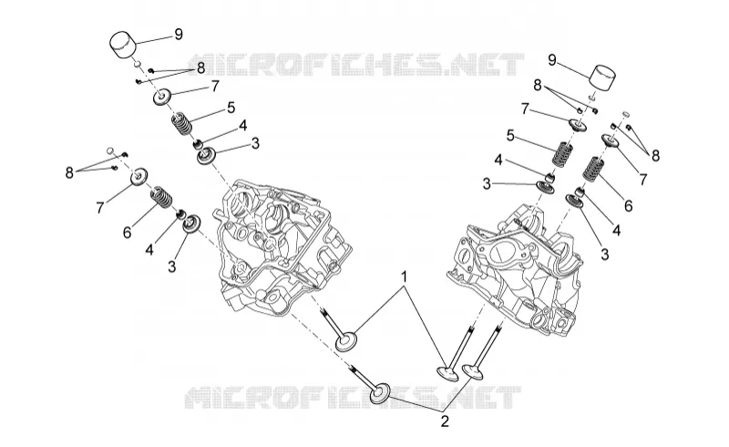 Soupapes Aprilia APRILIA-MOTORCYCLES 550 SXV 2011  SXV