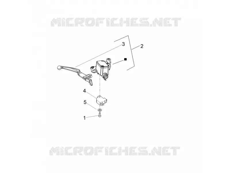 MAITRE CYLINDRE DE FREIN AVANT Aprilia APRILIA-SCOOTER 125 SR 2022  SR COMPACT GT 125 CBS E5