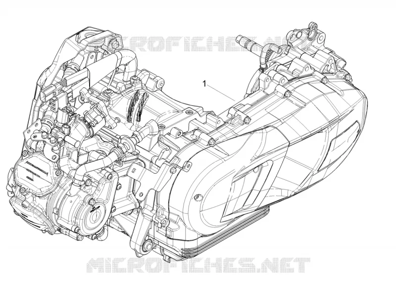 MOTEUR - SELECTEUR - PIGNON Aprilia APRILIA-SCOOTER 125 SR 2023  SR COMPACT GT 125 CBS E5