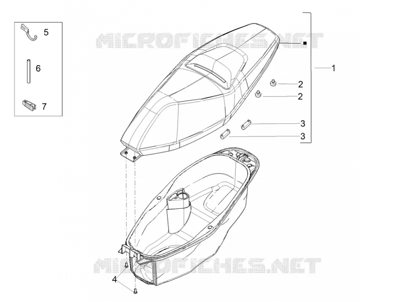 SELLE Aprilia APRILIA-SCOOTER 125 SR 2022  SR COMPACT GT 125 E5 ABS