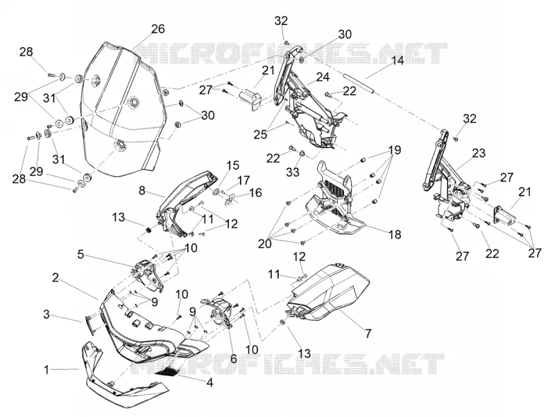 TETE DE FOURCHE Aprilia APRILIA-MOTORCYCLES 660 TUAREG 2024  Tuareg 660 E5 ABS