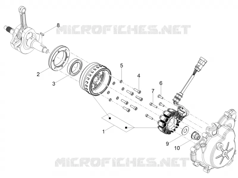 ALLUMAGE - ROTOR - STATOR Aprilia APRILIA-MOTORCYCLES 125 RS 2025  RS 125 E5+ ABS