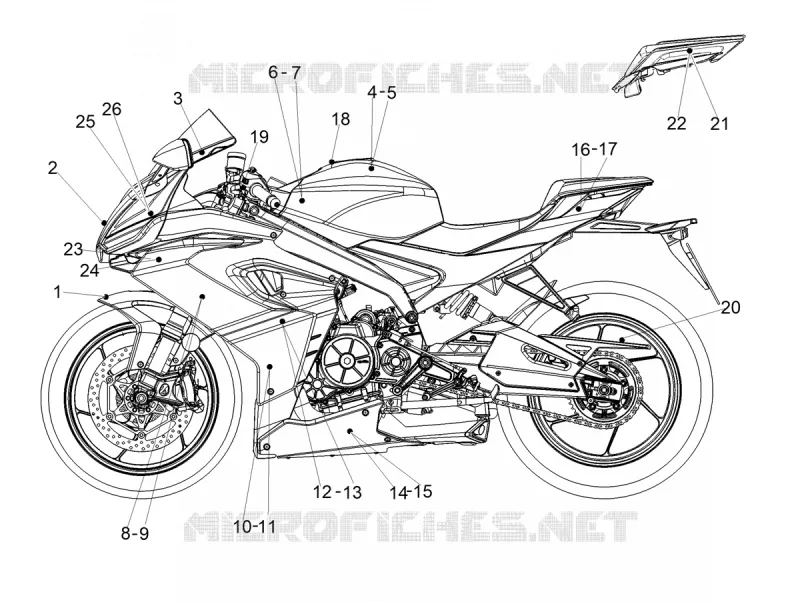 AUTOCOLLANTS Aprilia APRILIA-MOTORCYCLES 660 RS 2022  RS 660 4T 8V E5 ABS