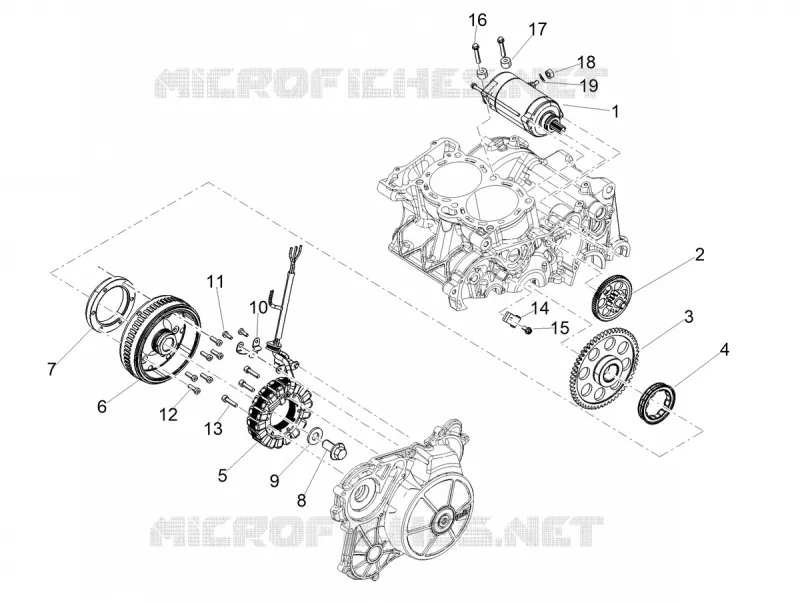 ALLUMAGE - ROTOR - STATOR Aprilia APRILIA-MOTORCYCLES 660 RS 2025  RS 660 4T E5+