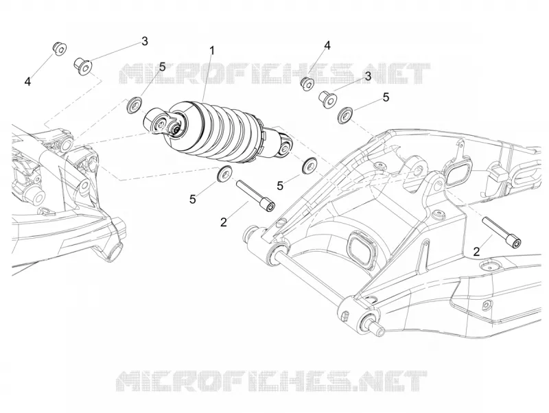 AMORTISSEUR Aprilia APRILIA-MOTORCYCLES 660 RS 2025  RS 660 4T E5+
