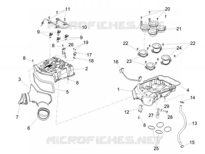 BOITE A AIR Aprilia APRILIA-MOTORCYCLES 1100 RSV4 2025  RSV4 1100 E5+ ABS