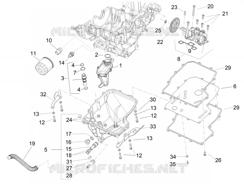 POMPE A HUILE - FILTRE A HUILE Aprilia APRILIA-MOTORCYCLES 1100 RSV4 2025  RSV4 1100 E5+ ABS