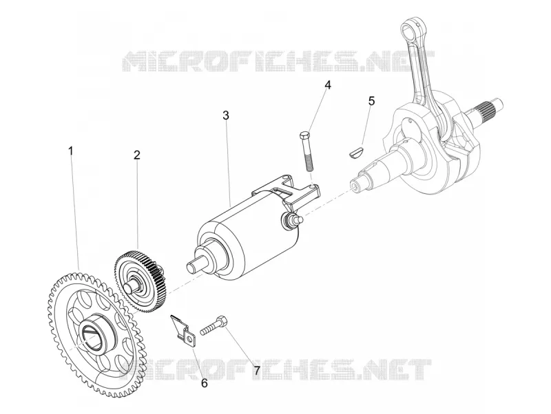 DEMARREUR - DEMARREUR ELECTRIQUE Aprilia APRILIA-MOTORCYCLES 125 RX 2021  RX 125 E5