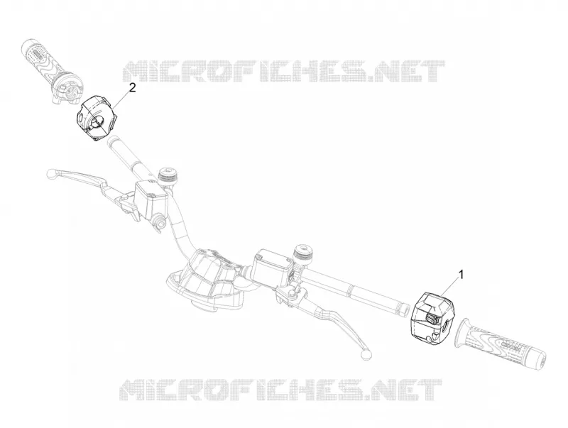 COMMODOS - INTERRUPTEURS Aprilia APRILIA-SCOOTER 125 SR 2024  SR GT 125 ABS E5 REPLICA