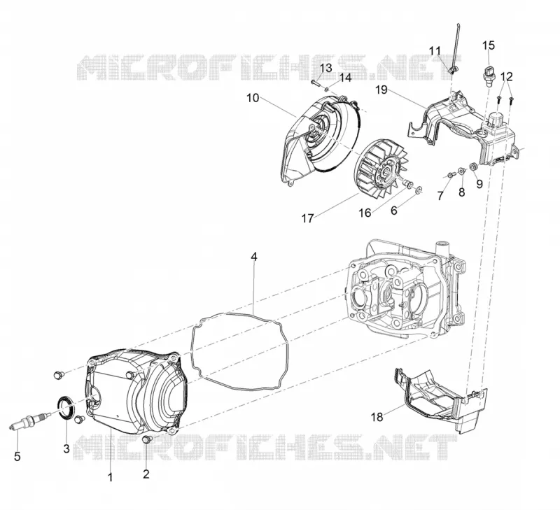 Couvercle culasse Aprilia APRILIA-SCOOTER 50 SXR 2025  SXR 50 4T 3V E5 HE NEW COMFORT