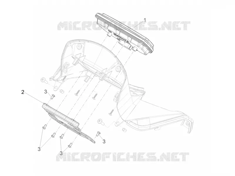 Groupe instruments - Cruscotto Aprilia APRILIA-SCOOTER 50 SXR 2025  SXR 50 4T 3V E5 HE NEW COMFORT