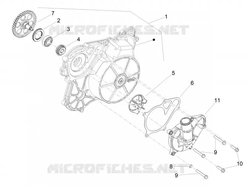 POMPE A EAU Aprilia APRILIA-MOTORCYCLES 660 TUAREG 2025  Tuareg 660 Rally E5+