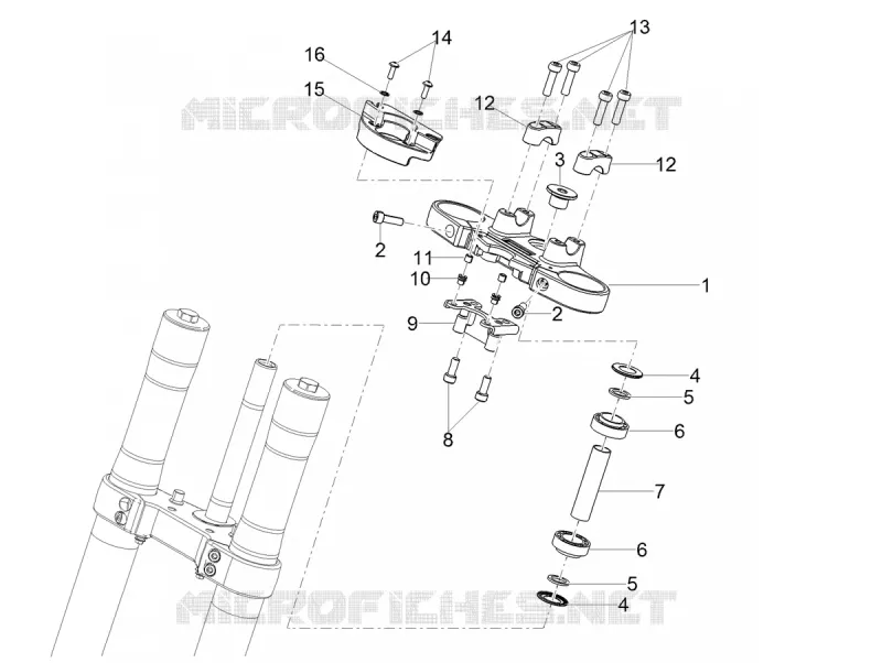 DIRECTION Aprilia APRILIA-MOTORCYCLES 125 TUONO 2025  Tuono 125 E5+ ABS