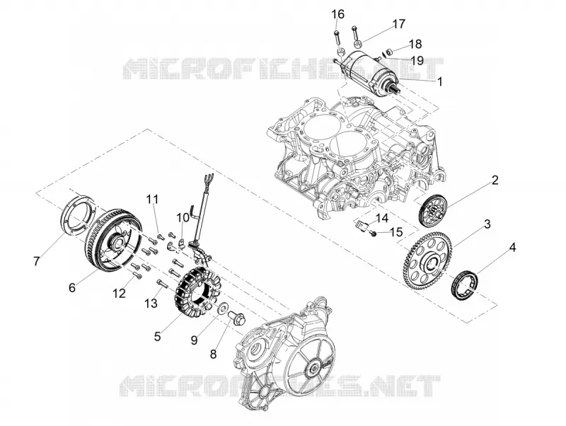 ALLUMAGE - ROTOR - STATOR Aprilia APRILIA-MOTORCYCLES 660 TUONO 2022  Tuono 660 4T 8V E5 Factory ABS